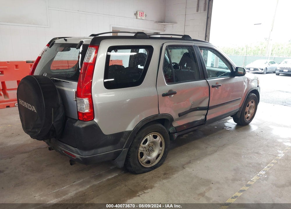 2005 HONDA CR-V LX VIN: JHLRD68585C009388