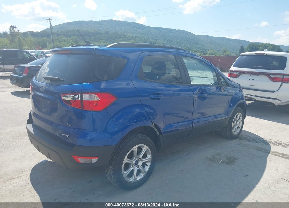 2020 FORD ECOSPORT SE VIN: MAJ6S3GL6LC388740