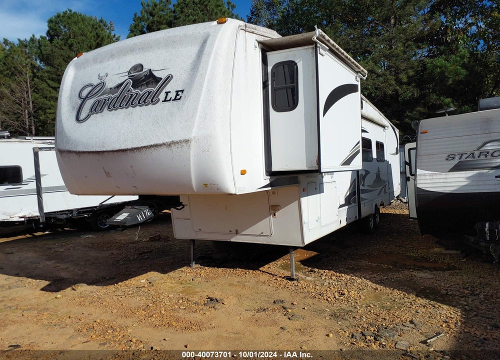 2008 FOREST RIVER 362BHTCARDIN VIN: 4X4FCAM298G093665