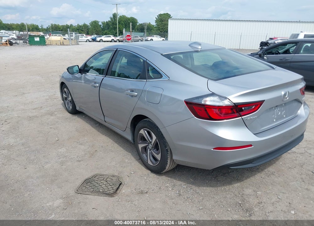 2019 HONDA INSIGHT EX VIN: 19XZE4F51KE024045