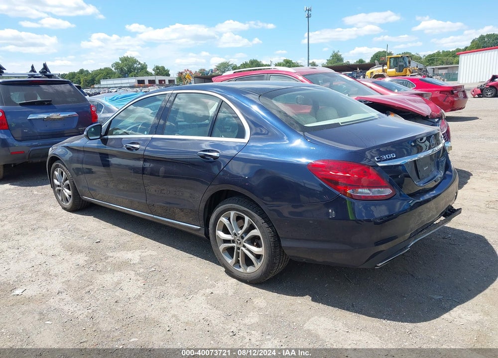 2017 MERCEDES-BENZ C 300 4MATIC/LUXURY 4MATIC/SPORT 4MATIC VIN: 55SWF4KB7HU230967