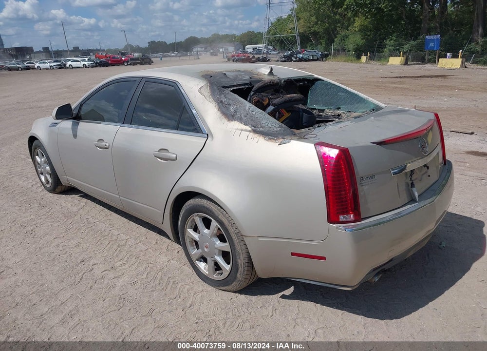 2009 CADILLAC CTS STANDARD VIN: 1G6DF577590132638