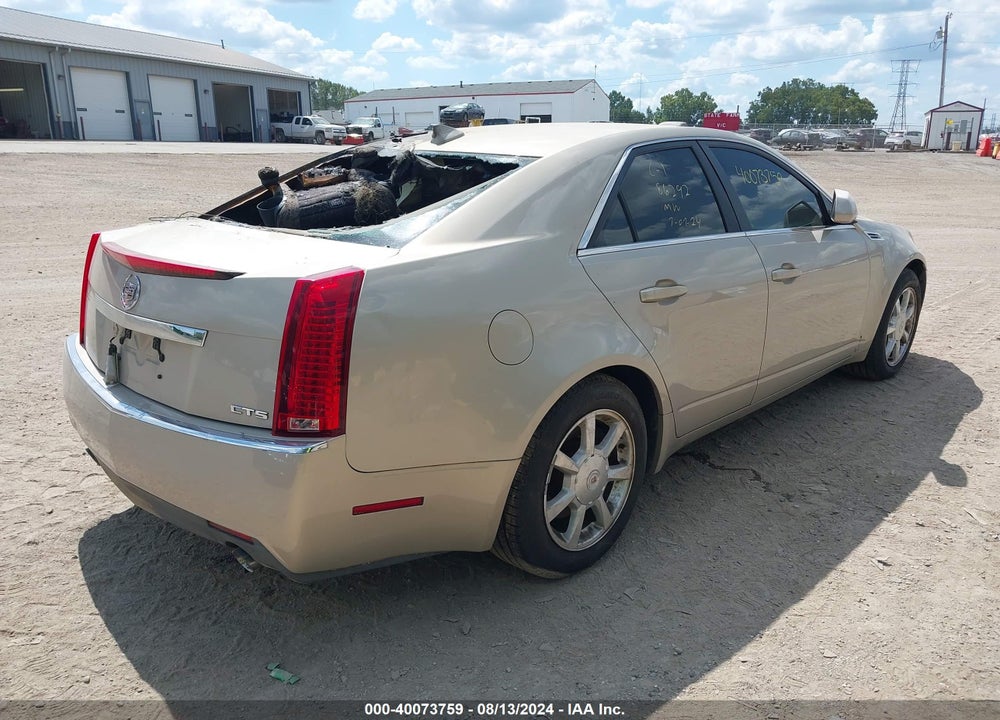 2009 CADILLAC CTS STANDARD VIN: 1G6DF577590132638