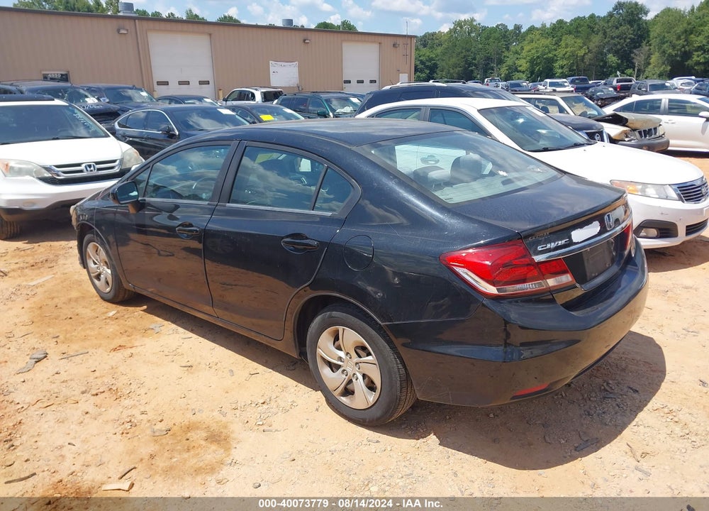 2014 HONDA CIVIC LX VIN: 19XFB2F50EE054450