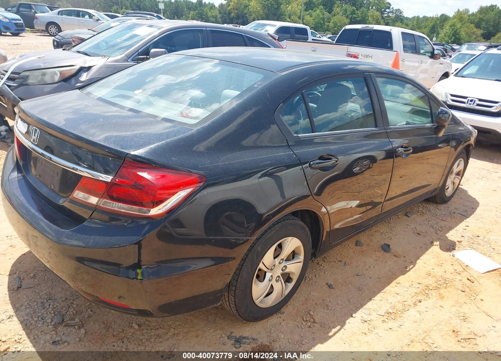 2014 HONDA CIVIC LX VIN: 19XFB2F50EE054450