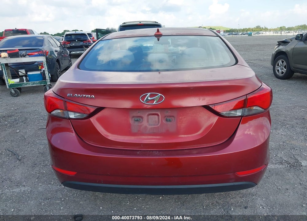 2016 HYUNDAI ELANTRA SE VIN: 5NPDH4AE9GH736959