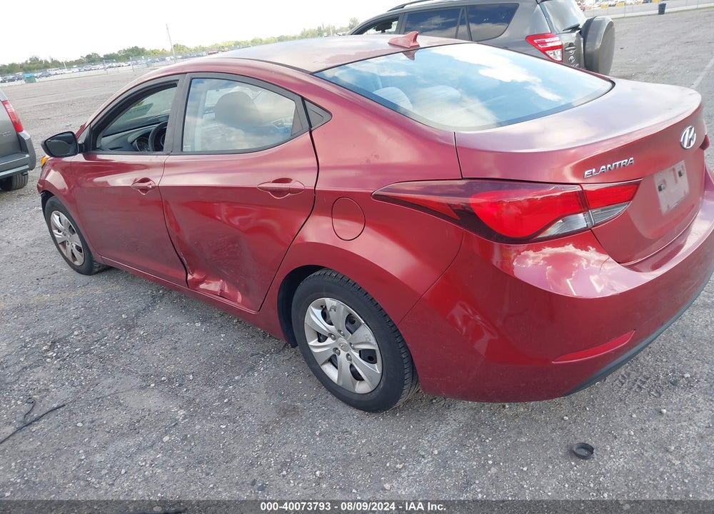 2016 HYUNDAI ELANTRA SE VIN: 5NPDH4AE9GH736959