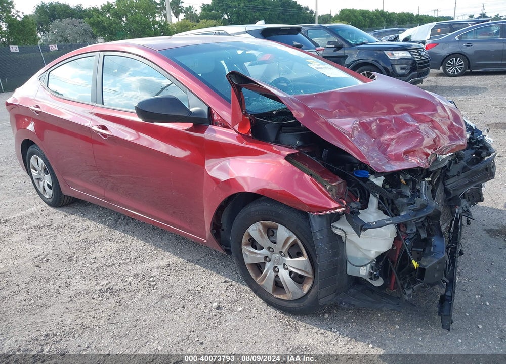 2016 HYUNDAI ELANTRA SE VIN: 5NPDH4AE9GH736959