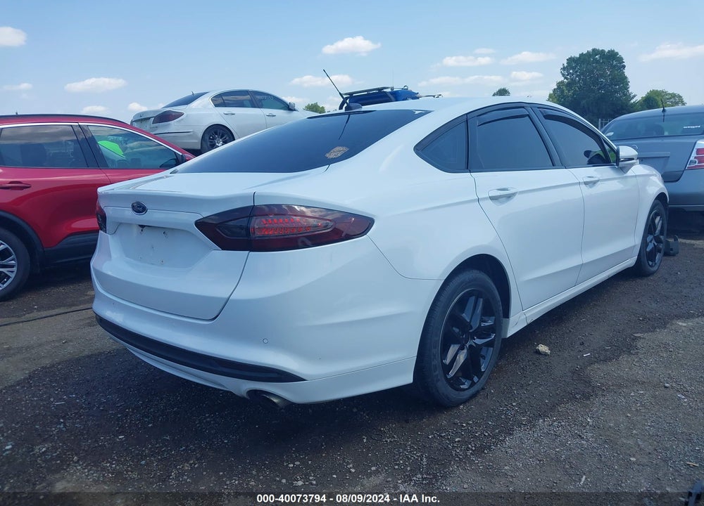 2016 FORD FUSION SE VIN: 3FA6P0HD1GR189867