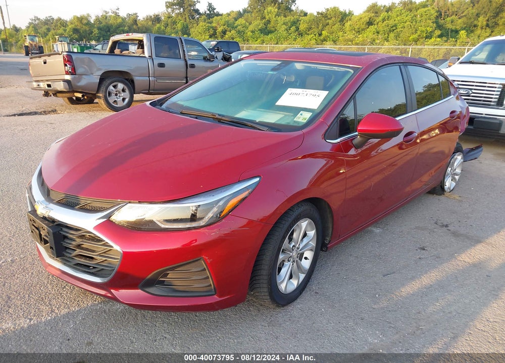 2019 CHEVROLET CRUZE LT VIN: 1G1BE5SM8K7127959