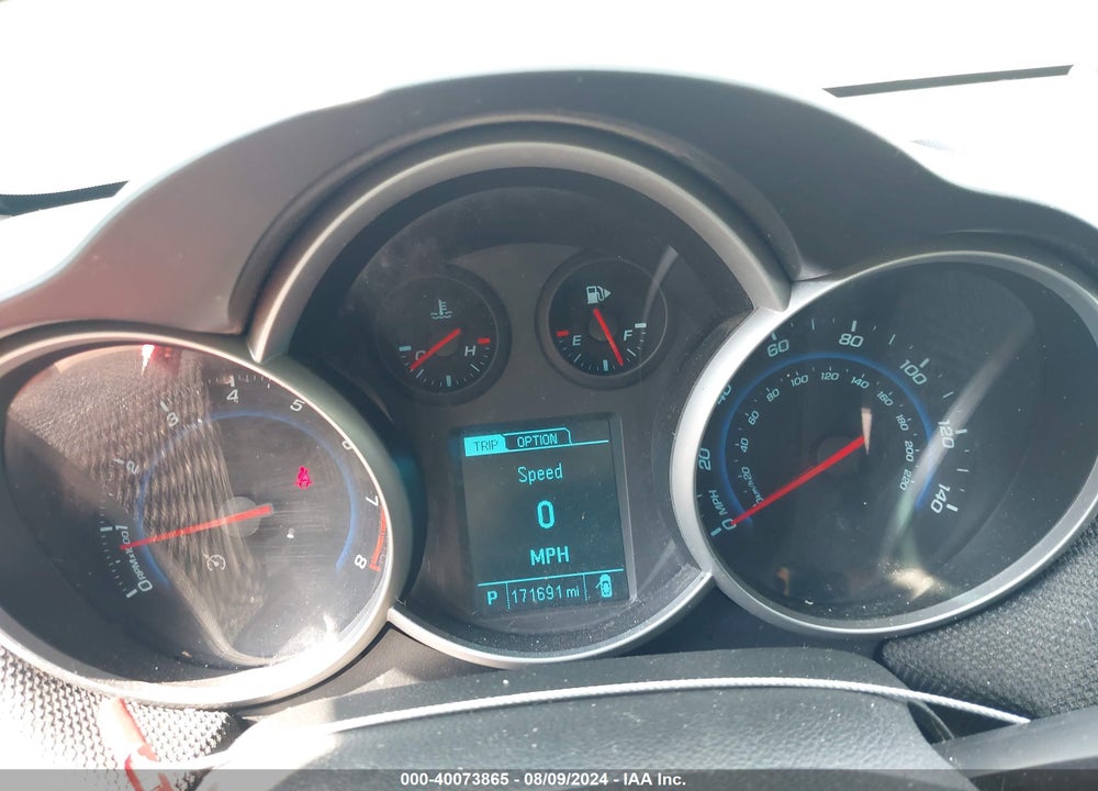2013 CHEVROLET CRUZE LT VIN: 1G1PK5SB8D7290255