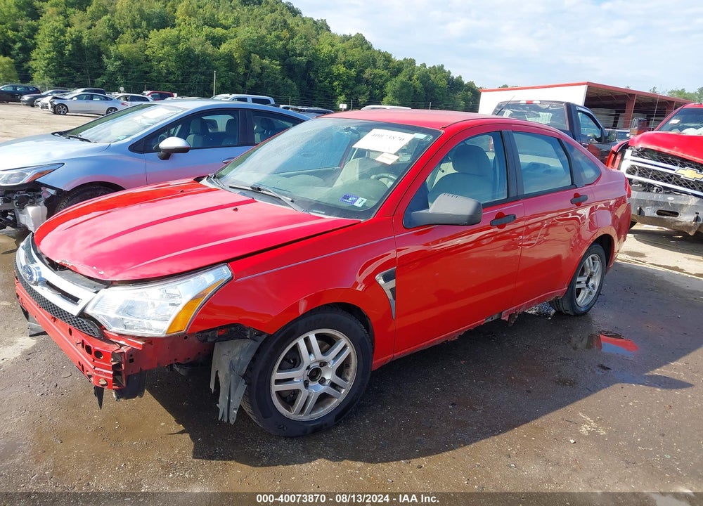 2008 FORD FOCUS SE VIN: 1FAHP35N38W230361