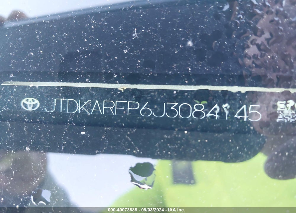 2018 TOYOTA PRIUS PRIME VIN: JTDKARFP6J3084145