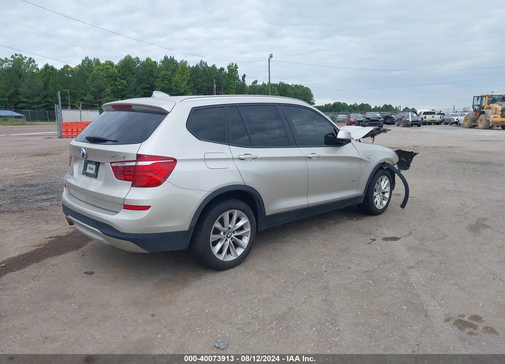 2016 BMW X3 XDRIVE28I VIN: 5UXWX9C51G0D91642