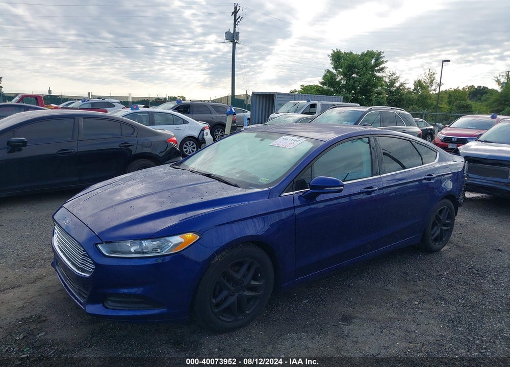 2016 FORD FUSION SE VIN: 3FA6P0H77GR184232