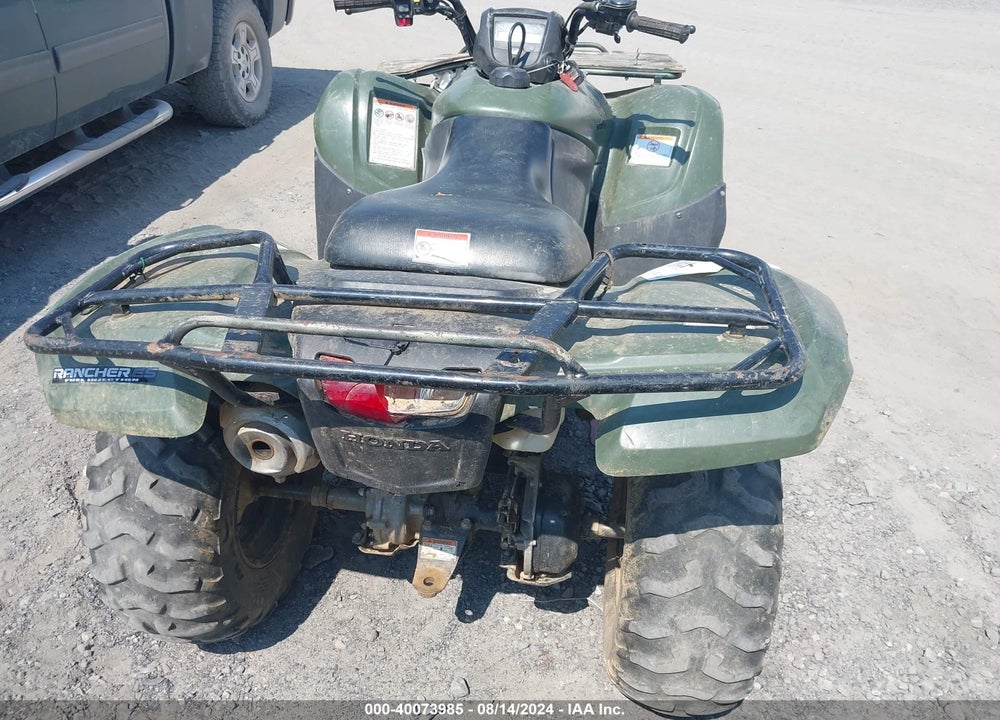 2013 HONDA TRX420 TE VIN: 1HFTE3446D4600605