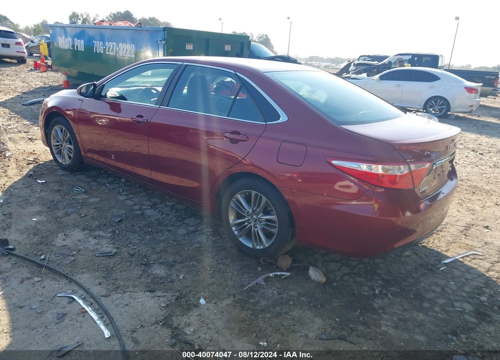 2016 TOYOTA CAMRY SE VIN: 4T1BF1FK3GU531228