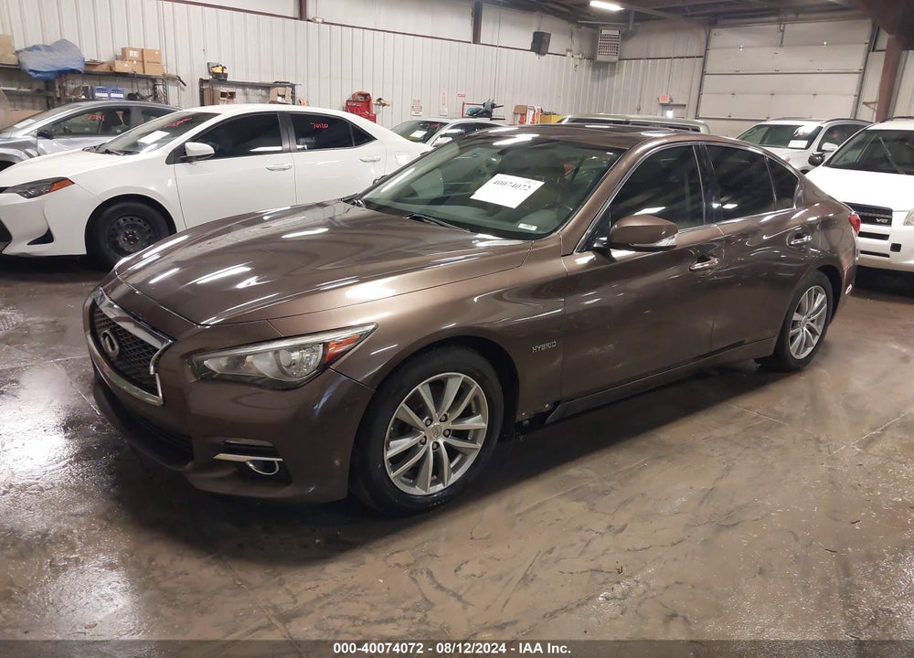 2015 INFINITI Q50 HYBRID PREMIUM VIN: JN1AV7AR4FM850178