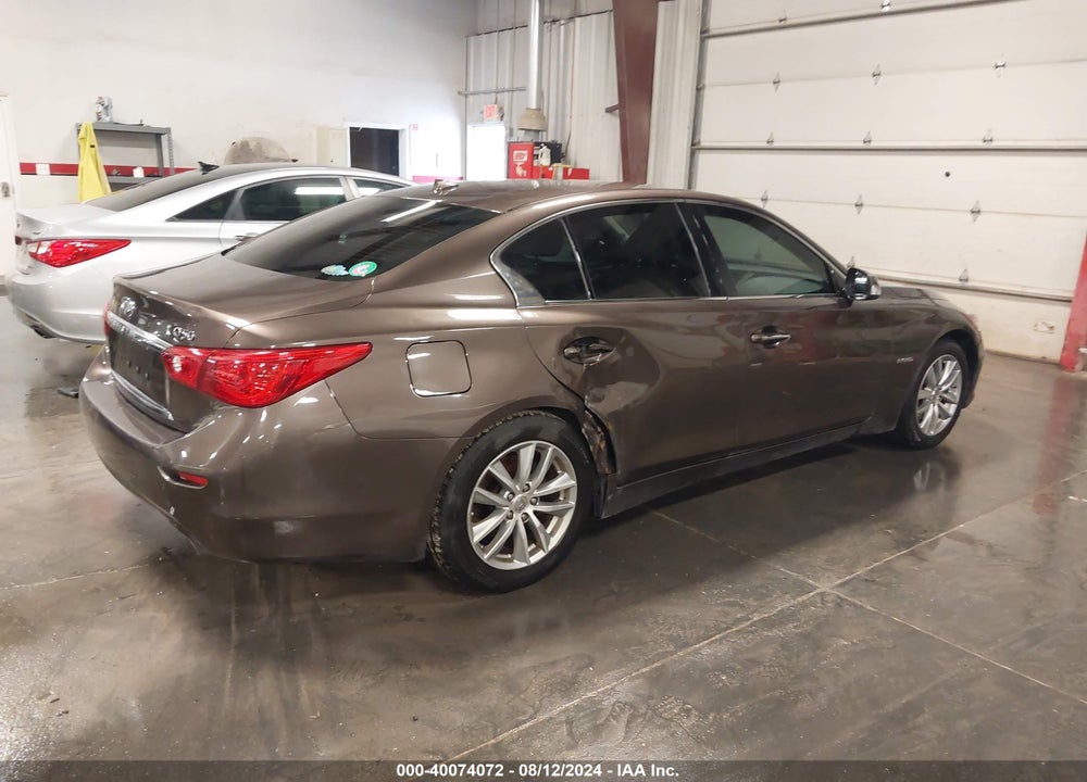 2015 INFINITI Q50 HYBRID PREMIUM VIN: JN1AV7AR4FM850178