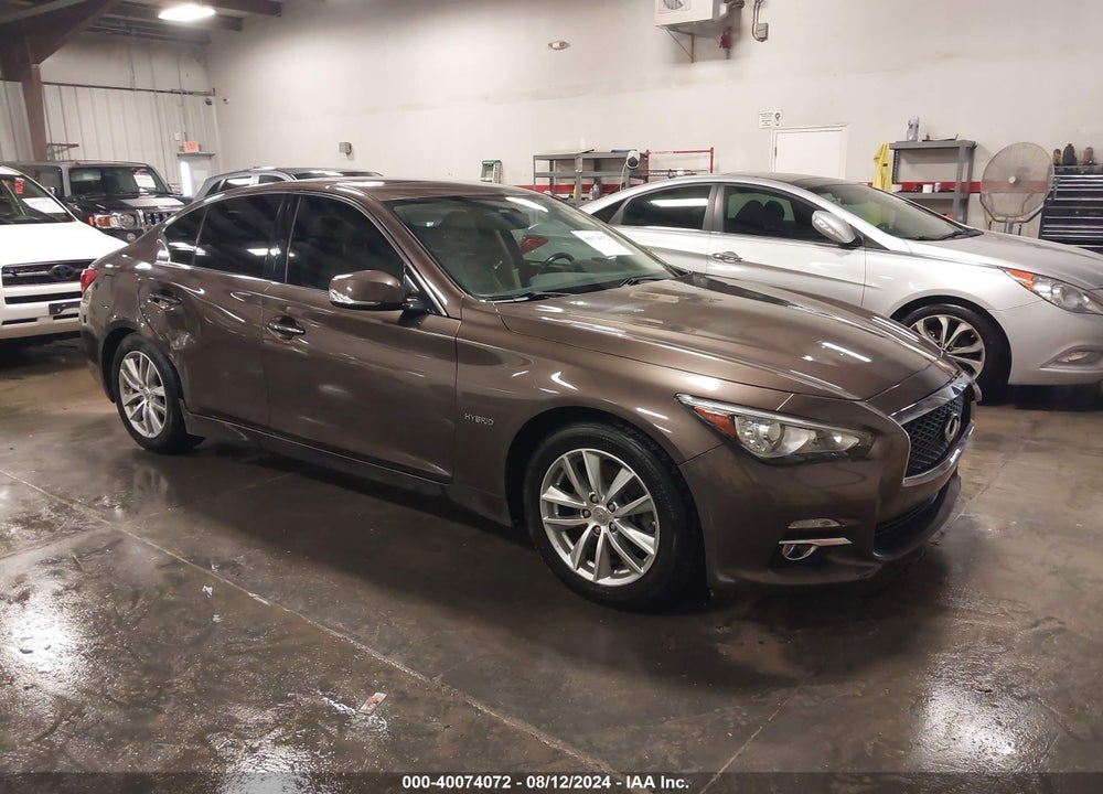 2015 INFINITI Q50 HYBRID PREMIUM VIN: JN1AV7AR4FM850178