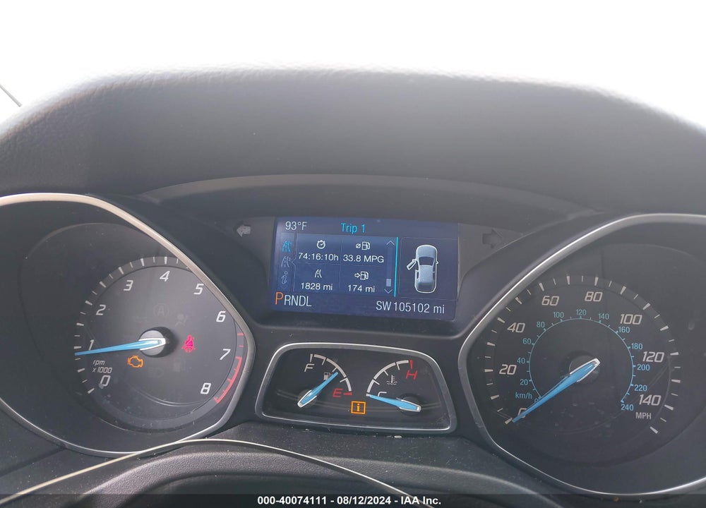 2014 FORD FOCUS SE VIN: 1FADP3F20EL275368