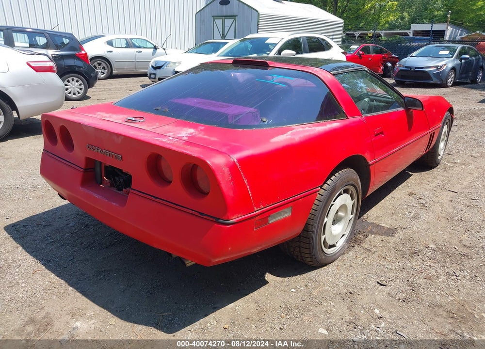 1986 CHEVROLET CORVETTE VIN: 1G1YY0784G5118274