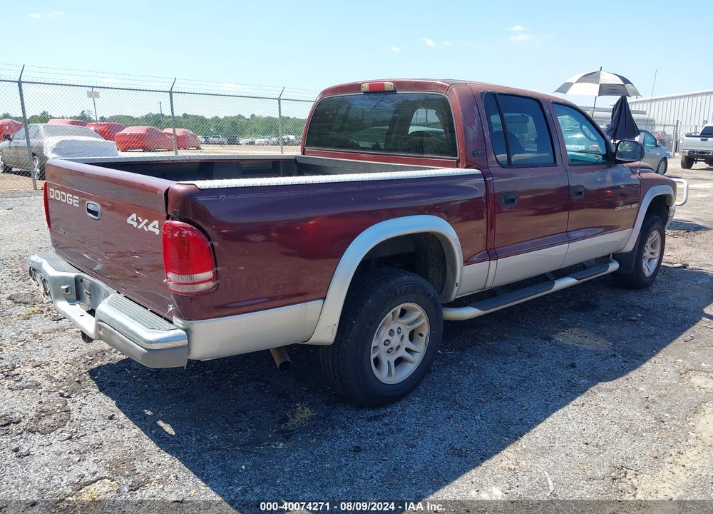 2001 DODGE DAKOTA SLT/SPORT VIN: 1B7GG2AZ91S200965