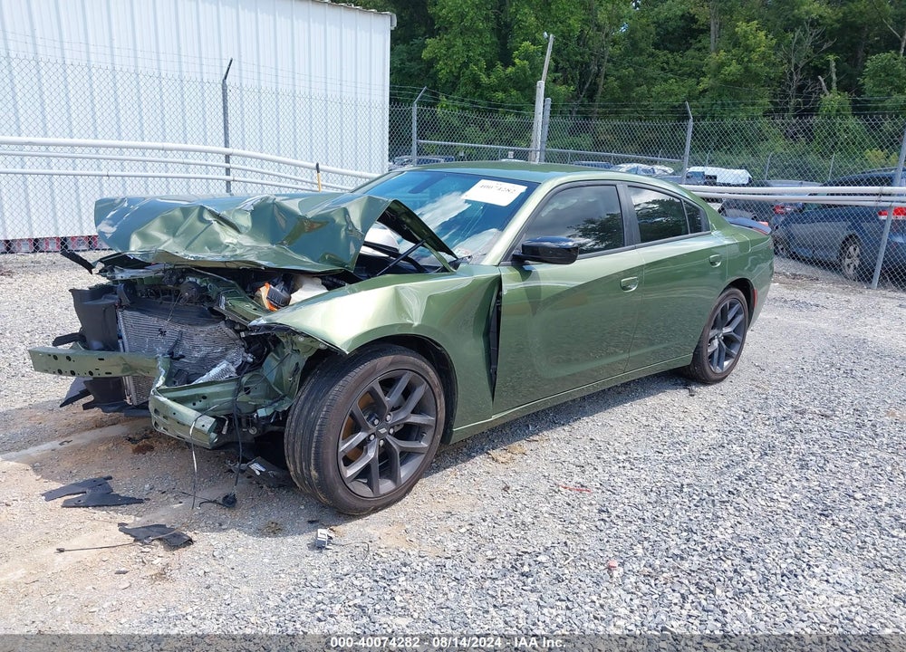2021 DODGE CHARGER SXT RWD VIN: 2C3CDXBG4MH675487