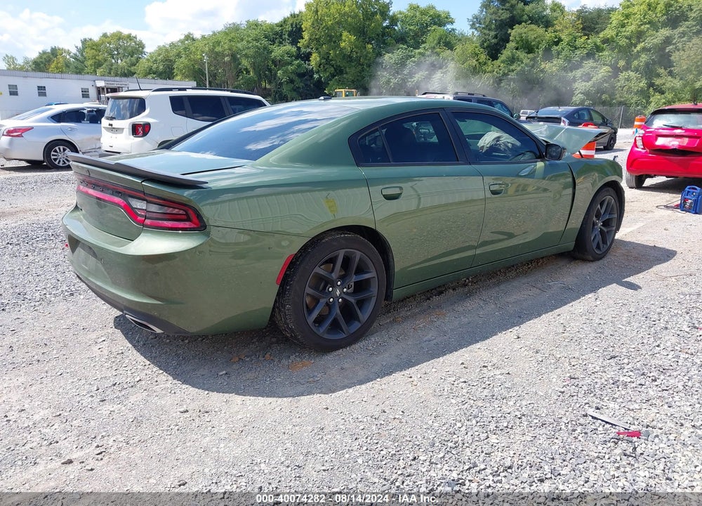 2021 DODGE CHARGER SXT RWD VIN: 2C3CDXBG4MH675487