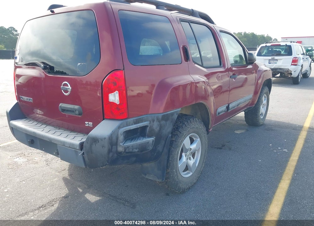 2005 NISSAN XTERRA SE VIN: 5N1AN08W45C613447
