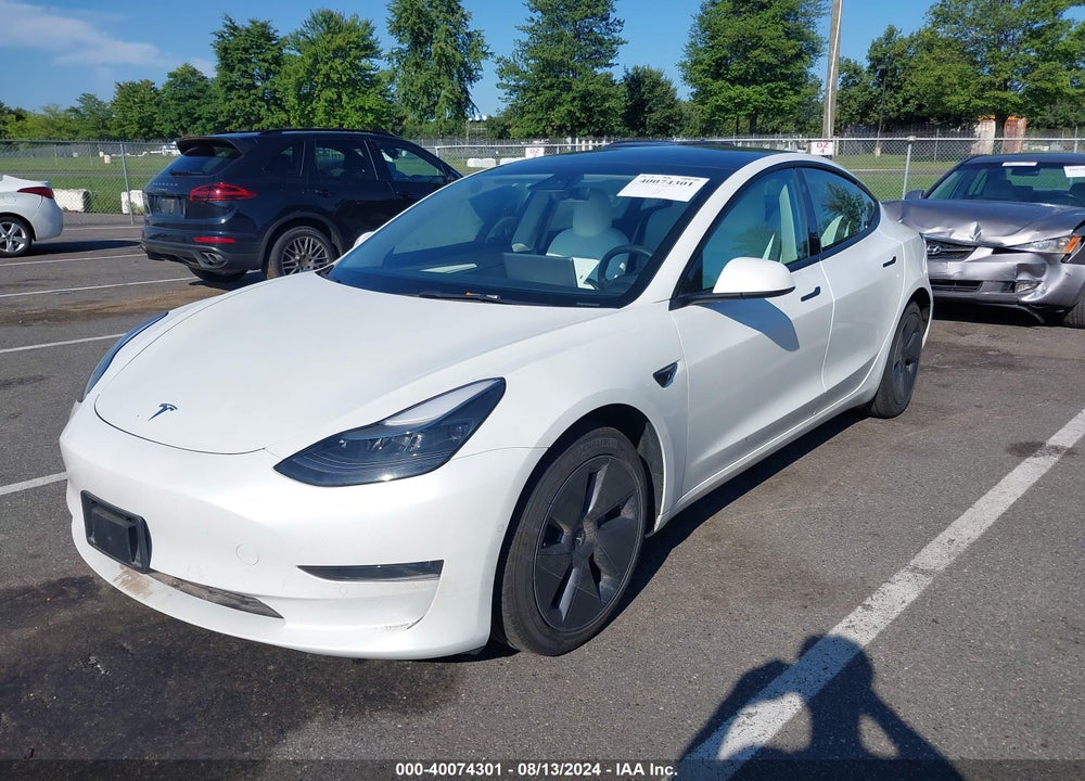 2022 TESLA MODEL 3 VIN: 5YJ3E1EAXNF123321