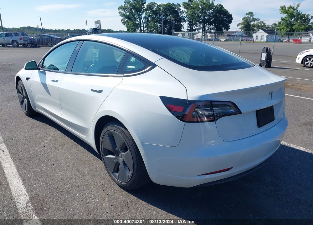 2022 TESLA MODEL 3 VIN: 5YJ3E1EAXNF123321