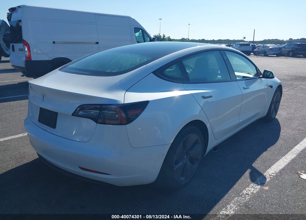 2022 TESLA MODEL 3 VIN: 5YJ3E1EAXNF123321