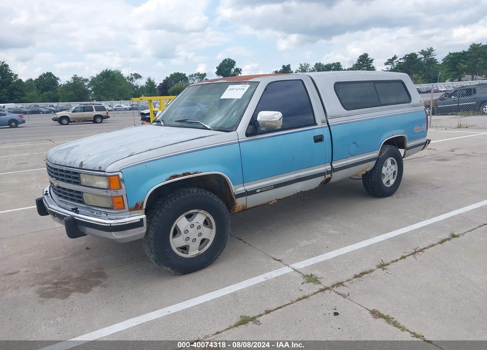 1993 CHEVROLET GMT-400 K1500 VIN: 1GCEK14K1PE212307