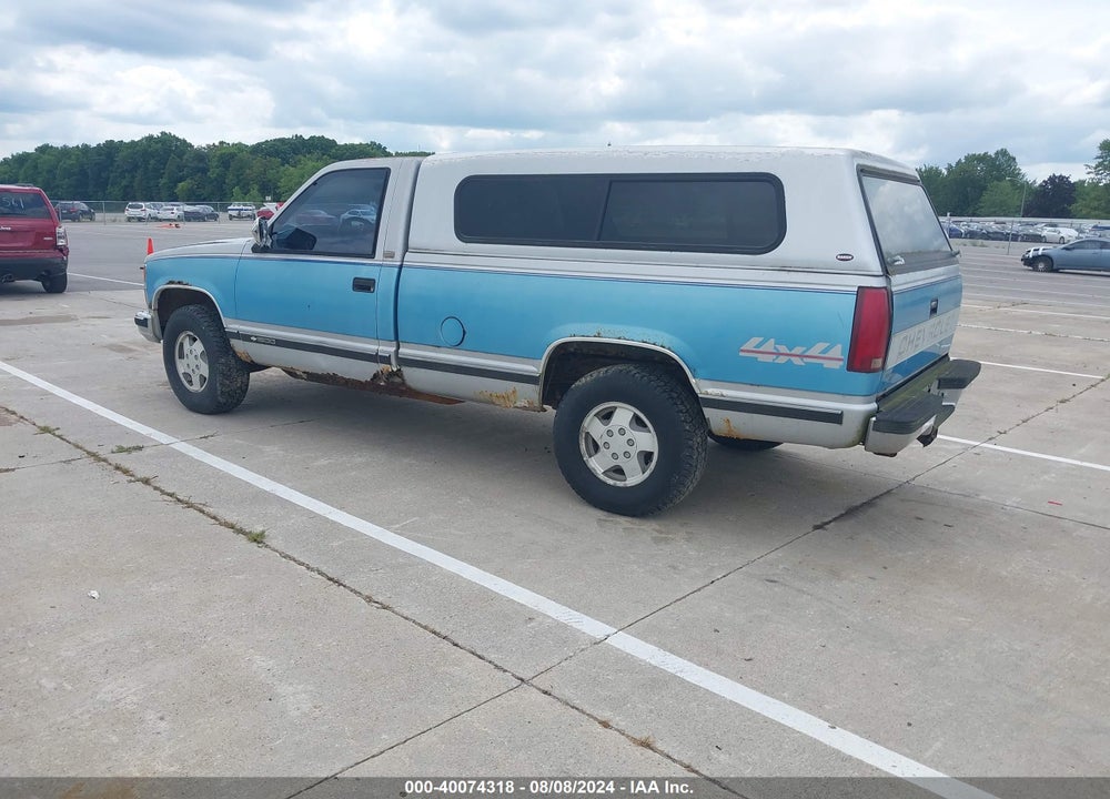 1993 CHEVROLET GMT-400 K1500 VIN: 1GCEK14K1PE212307
