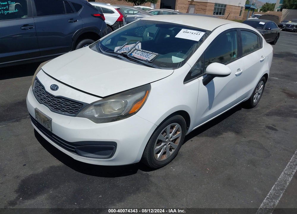 2013 KIA RIO LX VIN: KNADM4A3XD6291516
