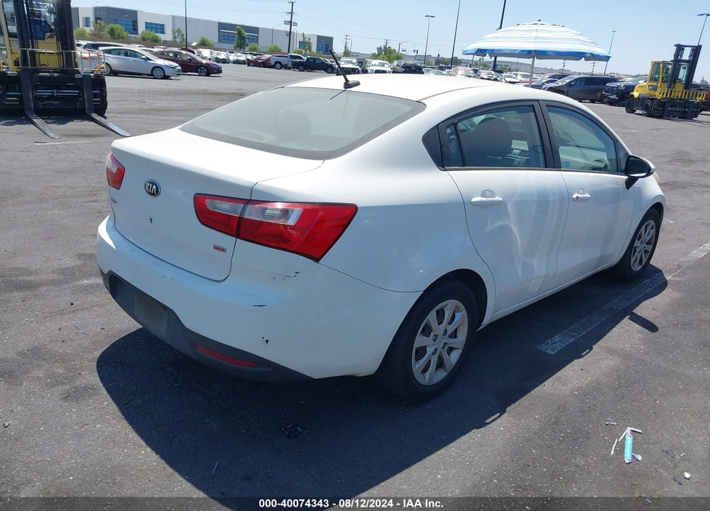 2013 KIA RIO LX VIN: KNADM4A3XD6291516