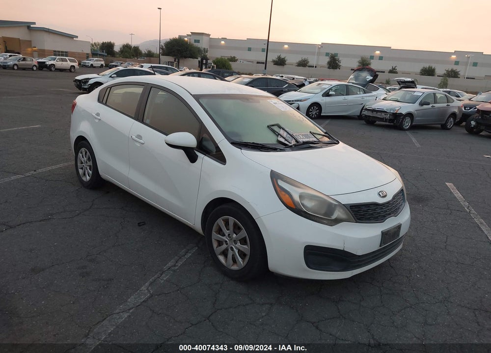 2013 KIA RIO LX VIN: KNADM4A3XD6291516