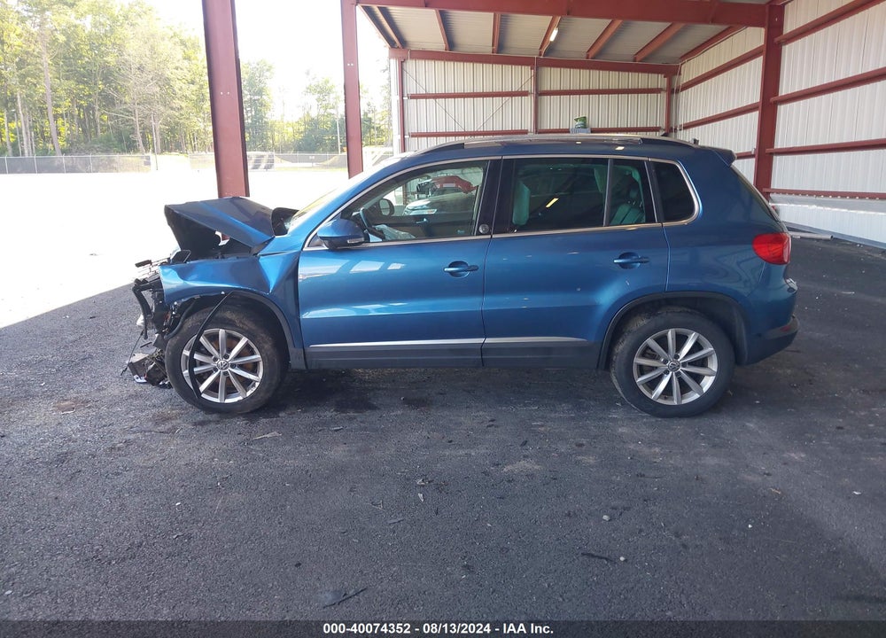 2017 VOLKSWAGEN TIGUAN 2.0T WOLFSBURG EDITION VIN: WVGSV7AX9HK023416