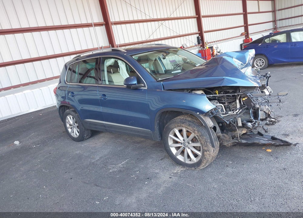 2017 VOLKSWAGEN TIGUAN 2.0T WOLFSBURG EDITION VIN: WVGSV7AX9HK023416