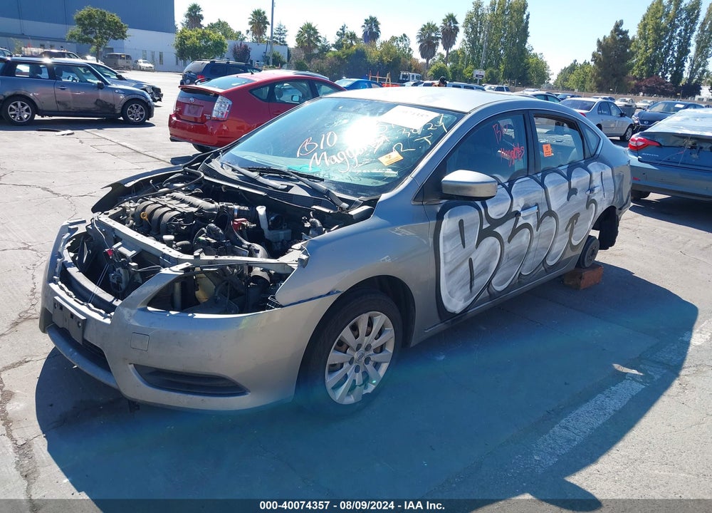 2014 NISSAN SENTRA S VIN: 3N1AB7AP0EY279064