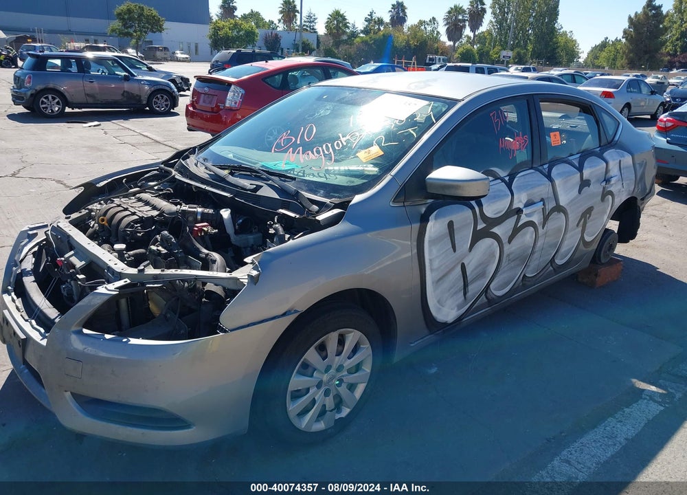 2014 NISSAN SENTRA S VIN: 3N1AB7AP0EY279064