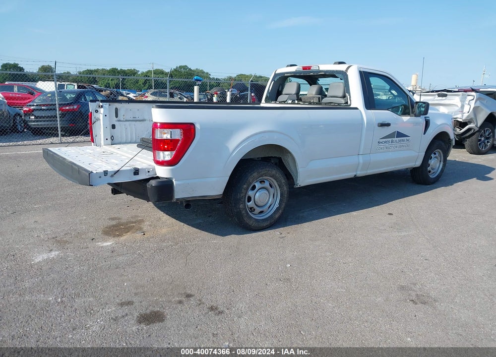2021 FORD F-150 XL VIN: 1FTMF1CBXMKF14421