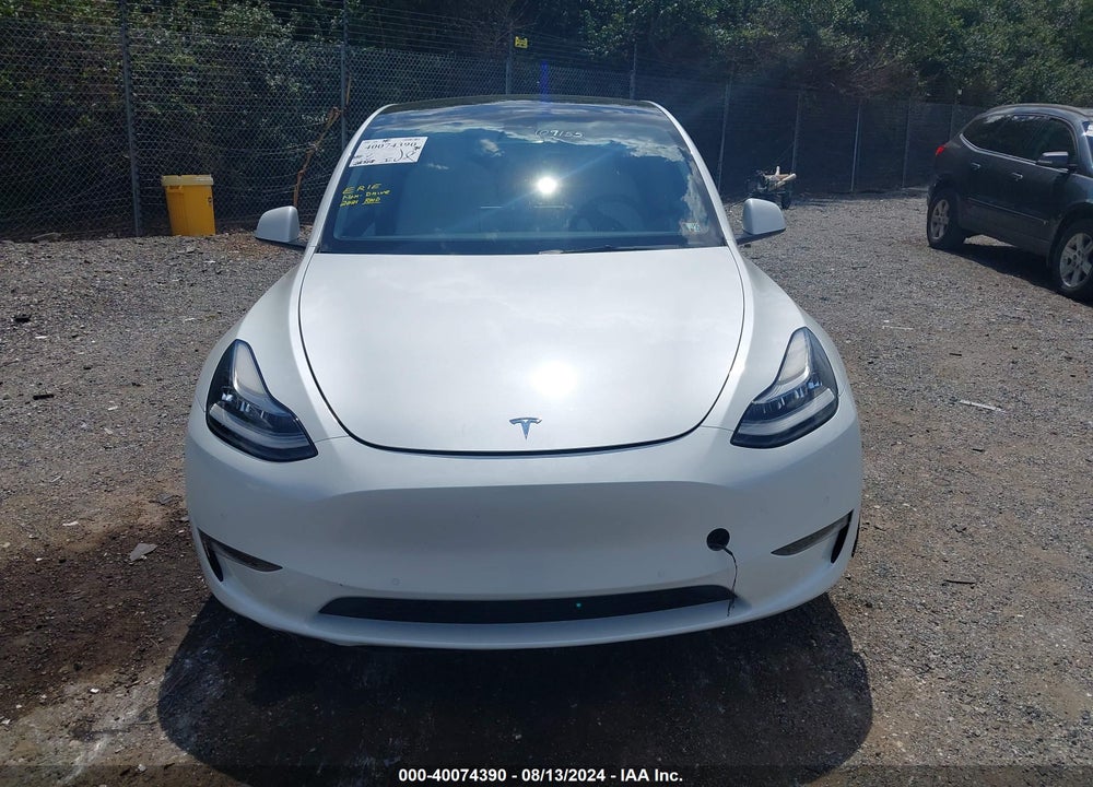2021 TESLA MODEL Y STANDARD RANGE REAR-WHEEL DRIVE VIN: 5YJYGDED1MF109155
