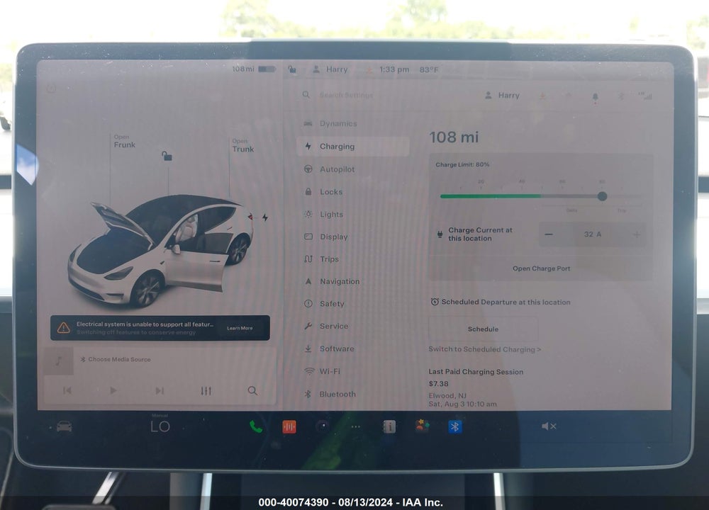 2021 TESLA MODEL Y STANDARD RANGE REAR-WHEEL DRIVE VIN: 5YJYGDED1MF109155