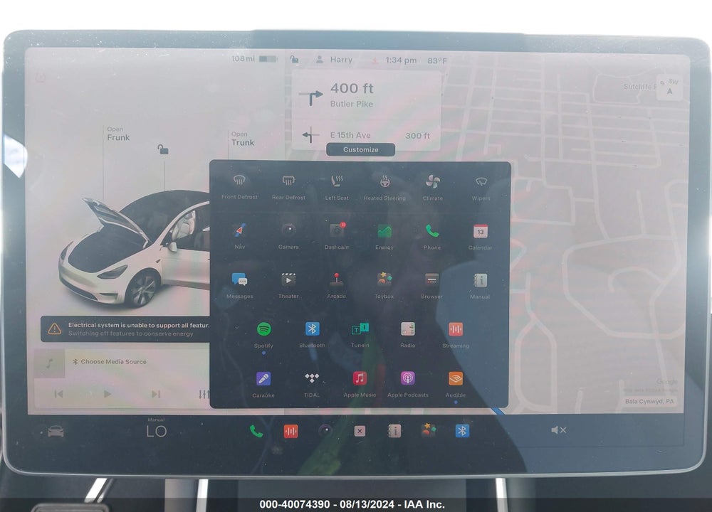 2021 TESLA MODEL Y STANDARD RANGE REAR-WHEEL DRIVE VIN: 5YJYGDED1MF109155