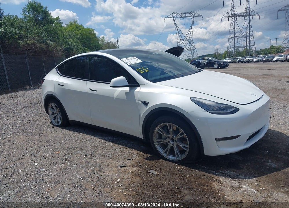 2021 TESLA MODEL Y STANDARD RANGE REAR-WHEEL DRIVE VIN: 5YJYGDED1MF109155