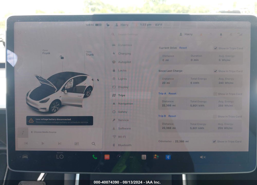 2021 TESLA MODEL Y STANDARD RANGE REAR-WHEEL DRIVE VIN: 5YJYGDED1MF109155