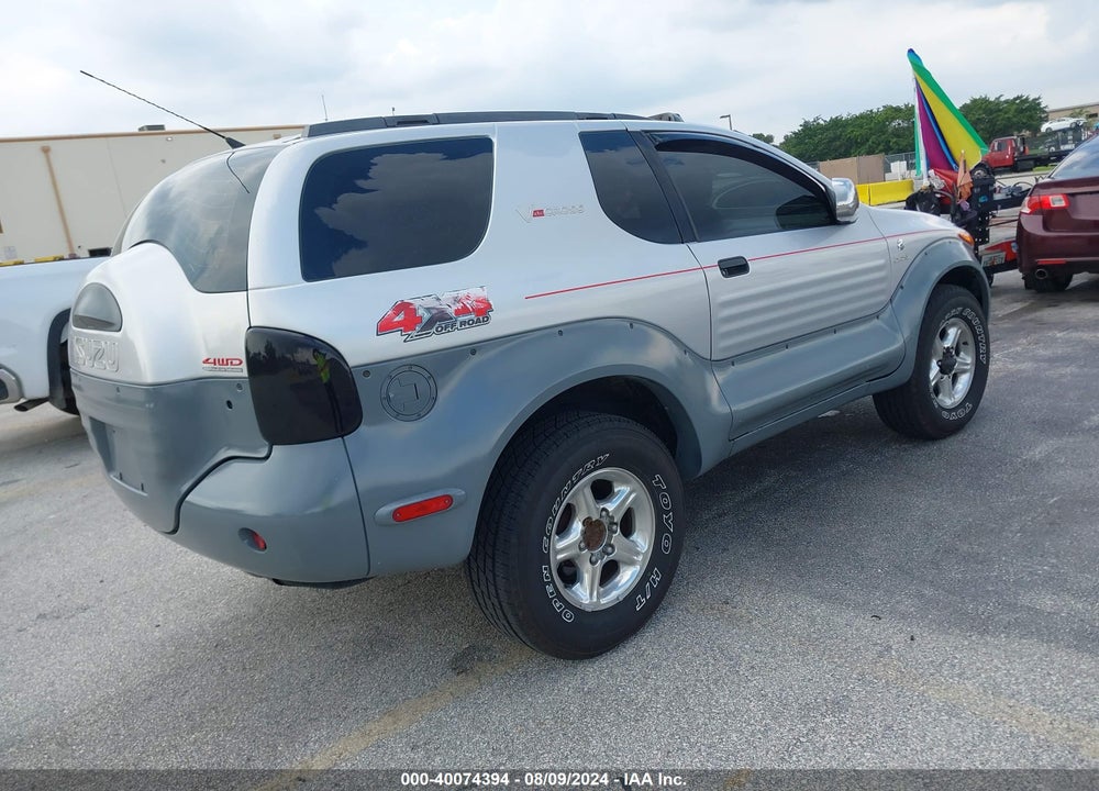 1999 ISUZU VEHICROSS VIN: JACCN57X0X7990999