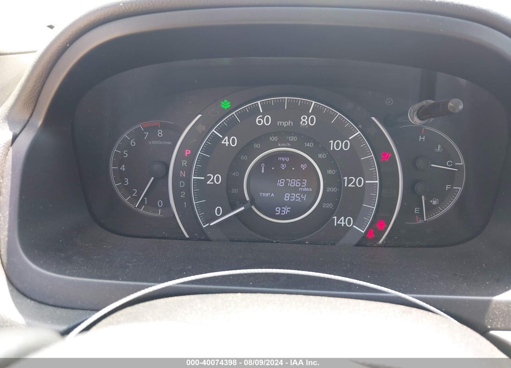 2013 HONDA CR-V EX-L VIN: 2HKRM3H71DH506797